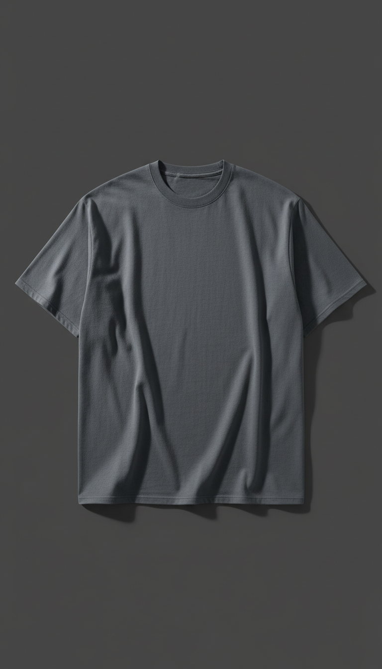 Heavyweight Cotton Hoodie Minimal Typo