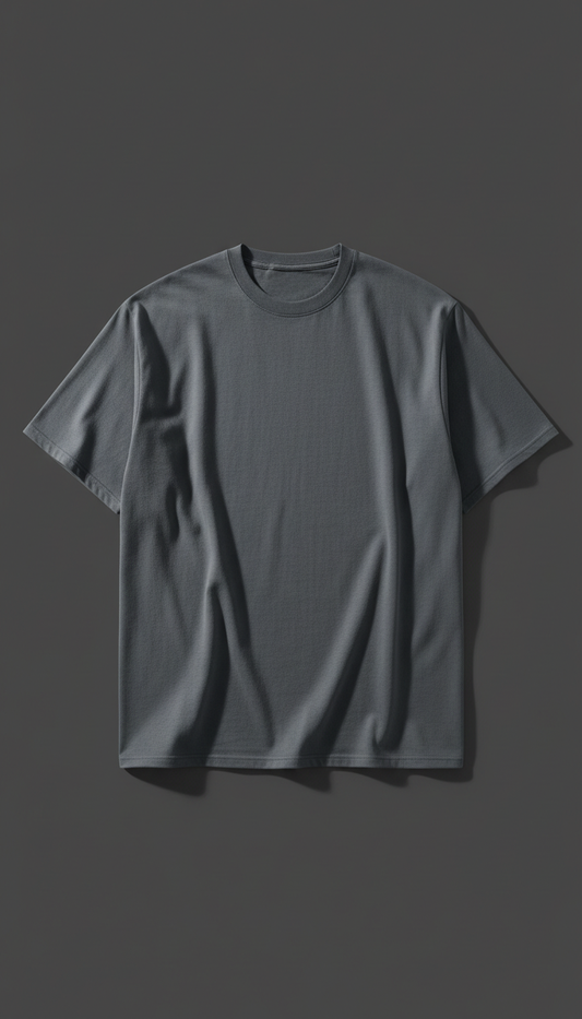 Heavyweight Cotton Hoodie Minimal Typo